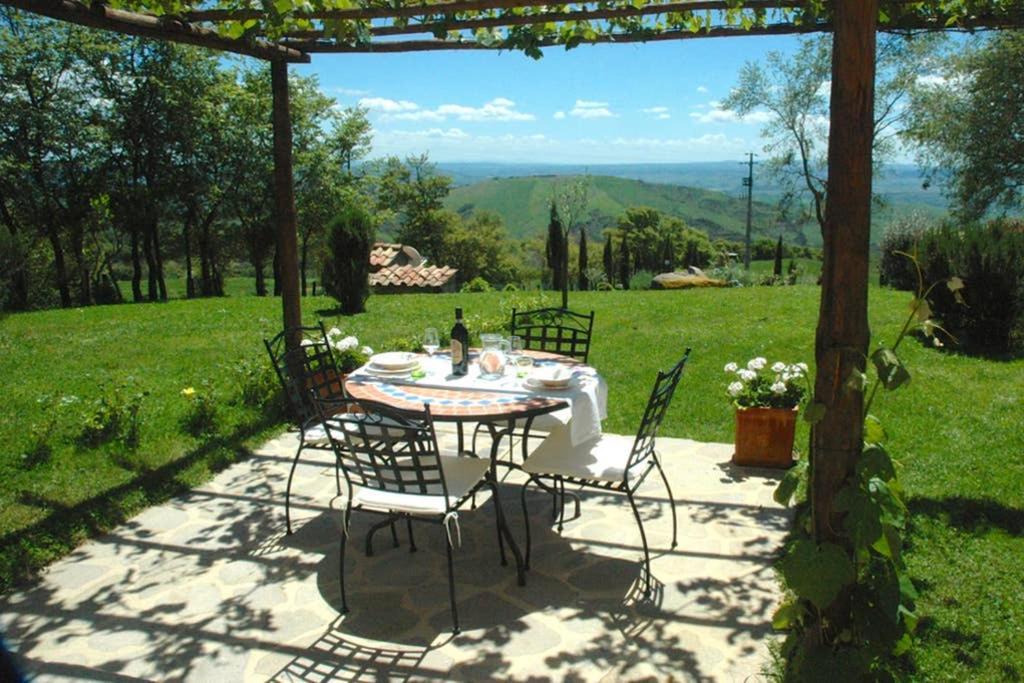 Girasole Cottage Overlooking The Orcia Valley In Tuscany Радикофани Екстериор снимка