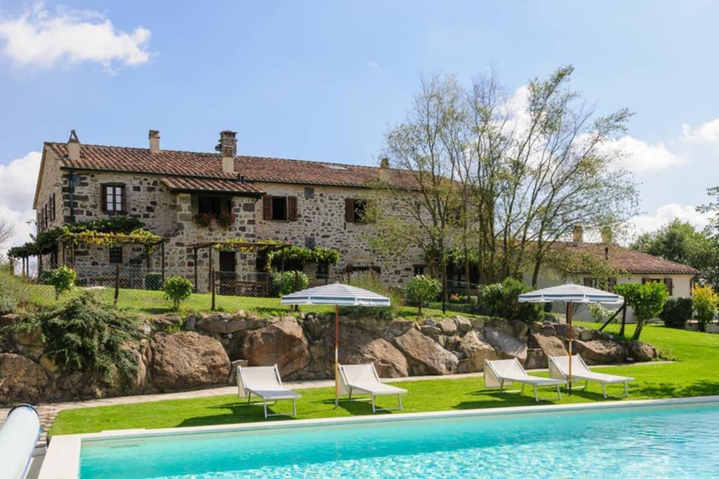 Girasole Cottage Overlooking The Orcia Valley In Tuscany Радикофани Екстериор снимка